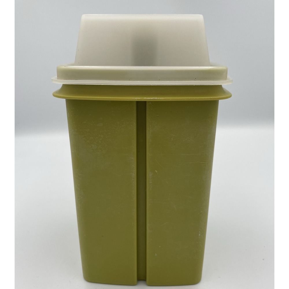 Vintage Tupperware Pickle Pepper Keeper Olive Avocado Green Deli 3 Piece - Picture 3 of 16